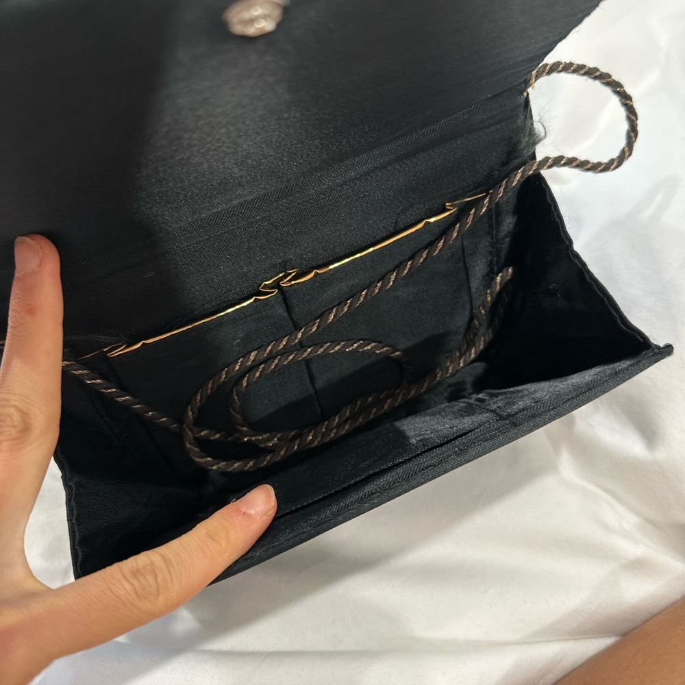 Vintage black Embroided small bag - Picture 3 of 4